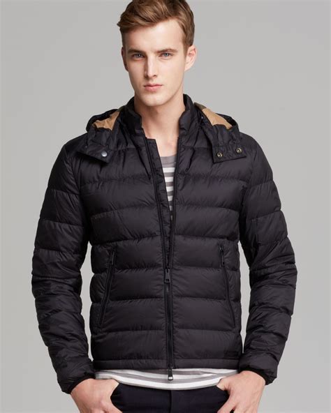 mens burberry brit down jacket|burberry down jacket men's.